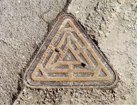 Triangular Large, Rounded Corners Triangle Pattern TIVERTON The Castle